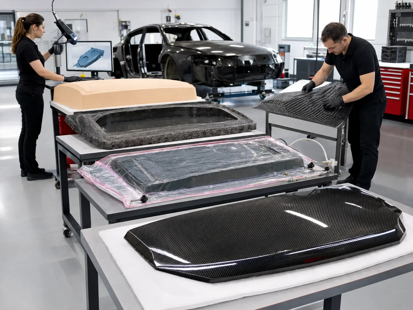 Carbon Fiber & 3D Scan overview